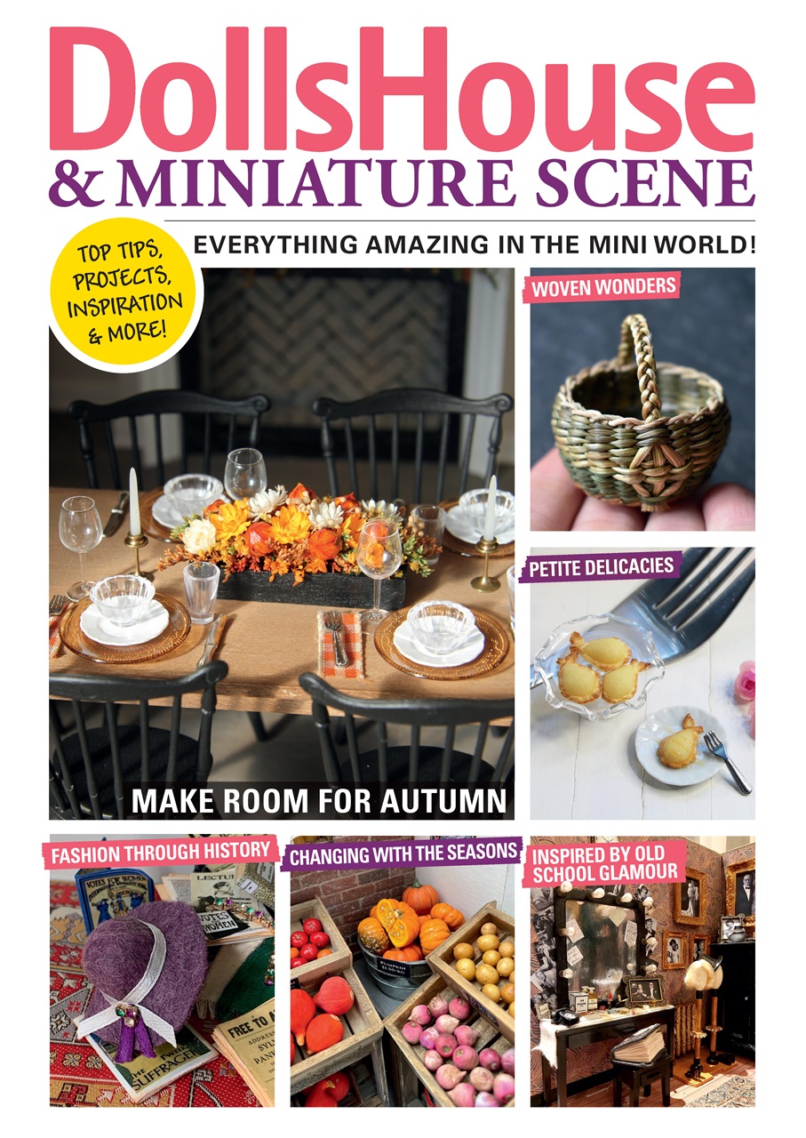 Dolls House and Miniature Scene Magazine September 2022 Back Issue