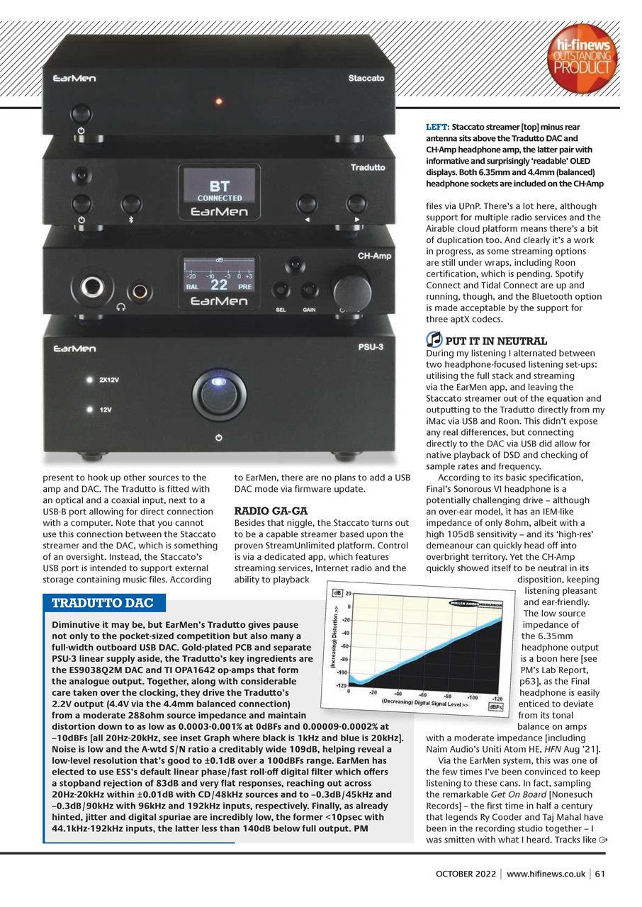 Hi Fi News Magazine October 2022 Back Issue