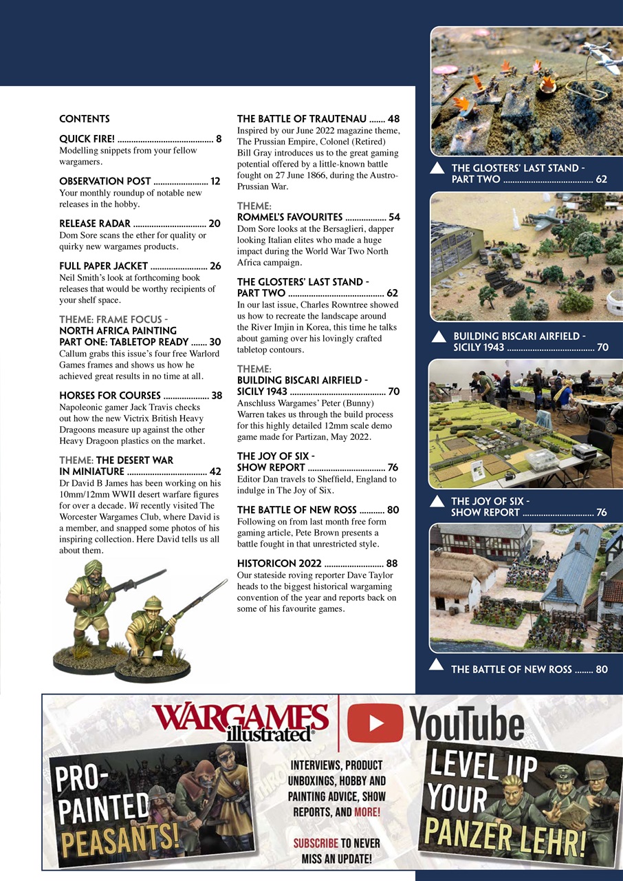 Wargames Illustrated Magazine Wi417 September 2022 Back Issue