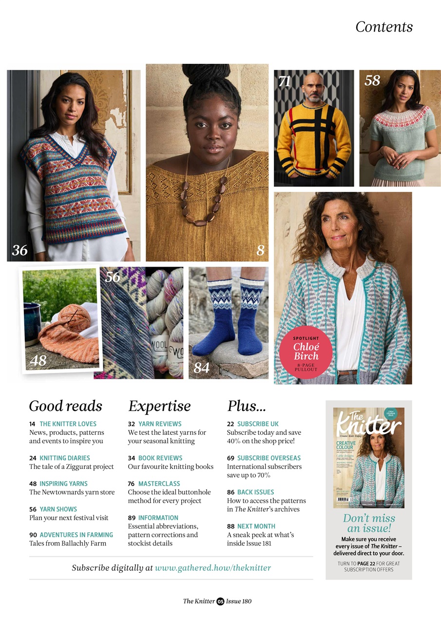 The Knitter Magazine - Issue 180 Subscriptions | Pocketmags