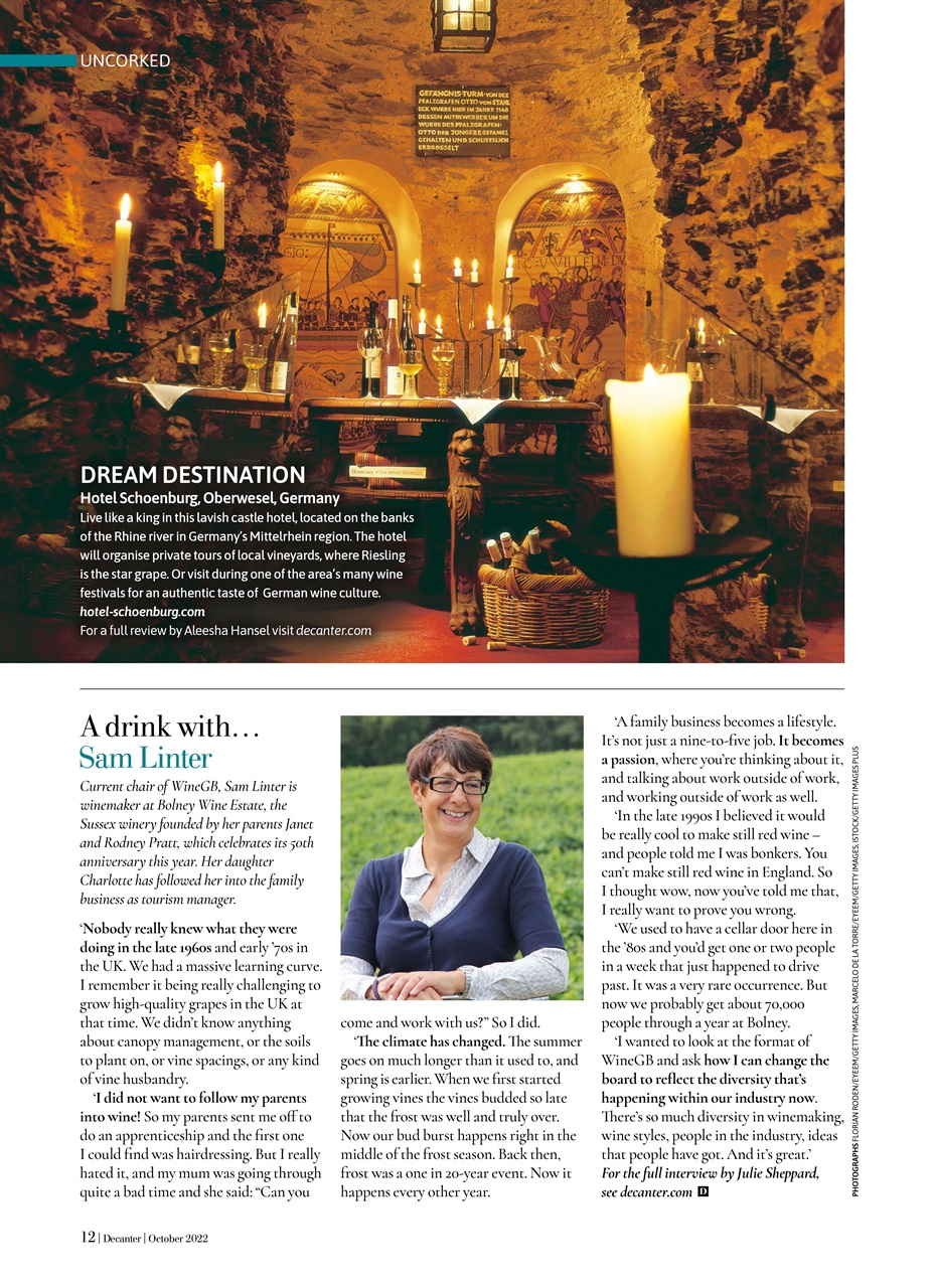 Decanter Magazine October 2022 Back Issue