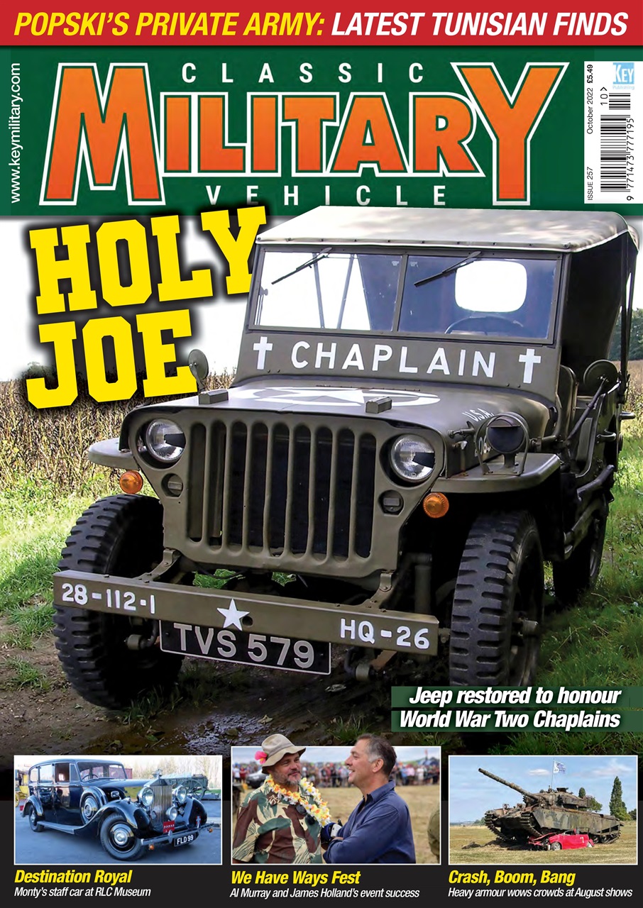 Classic Military Vehicle Magazine October 2022 Back Issue