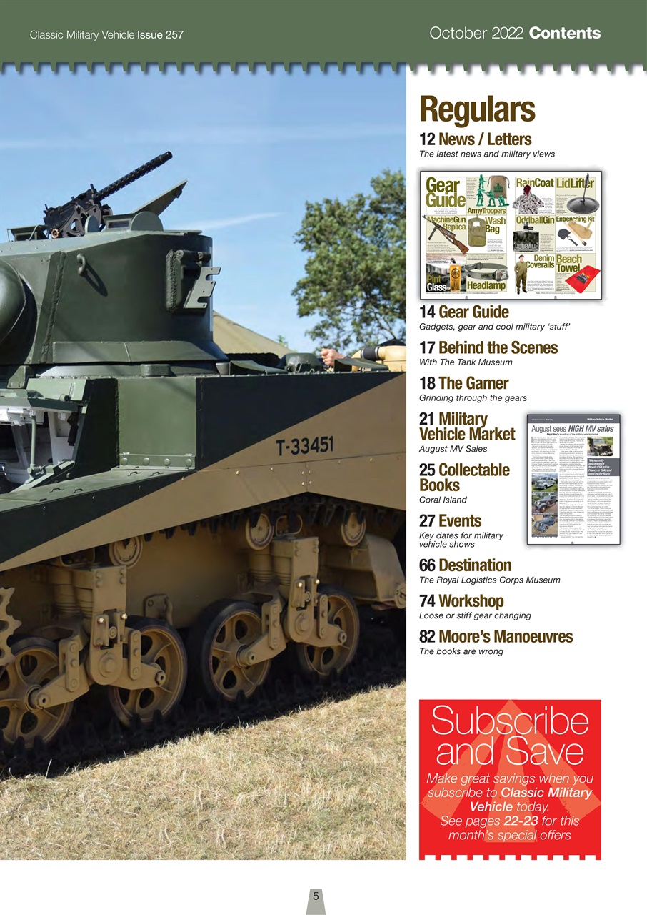 Classic Military Vehicle Magazine October 2022 Back Issue