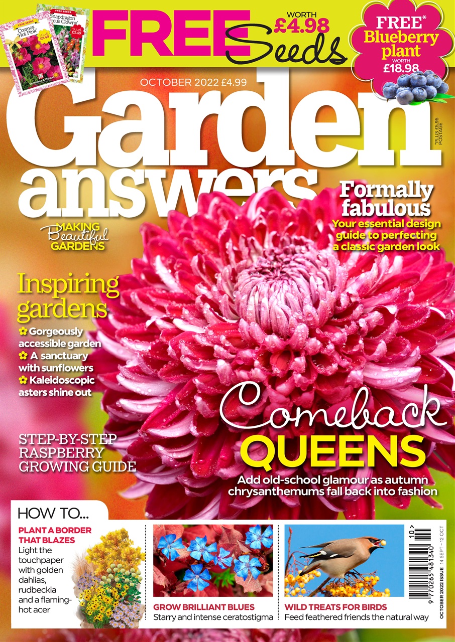 Garden Answers Magazine Oct22 Back Issue