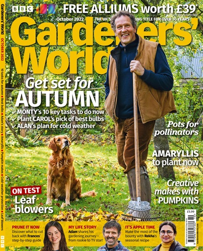 BBC Gardeners World Magazine October Back Issue