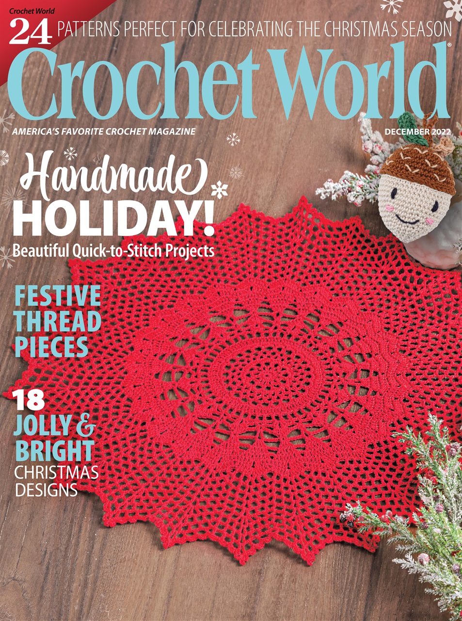 Crochet World Magazine December 2022 Back Issue