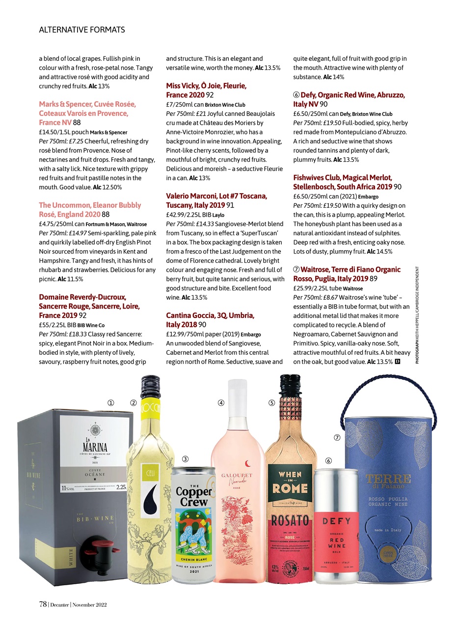 Decanter Magazine November 2022 Subscriptions Pocketmags