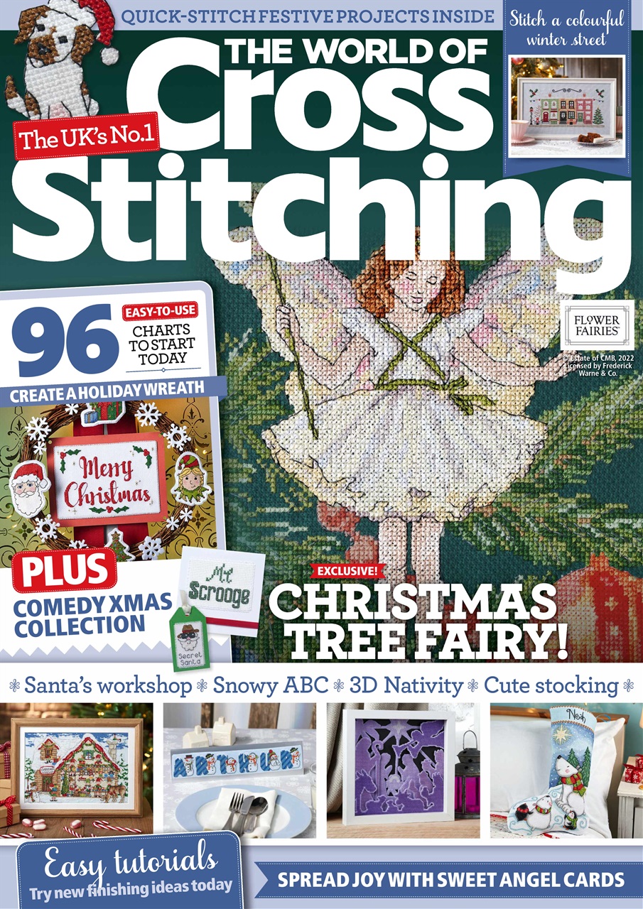The World of Cross Stitching Magazine Dec22 Back Issue