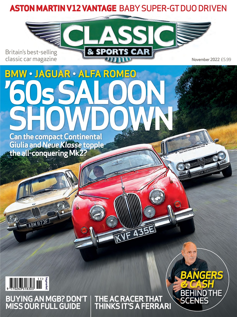 Classic & Sports Car Magazine Nov22 Back Issue