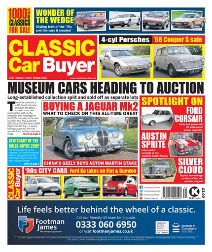 Classic Car Buyer Magazine - October 12- 2022 Back Issue