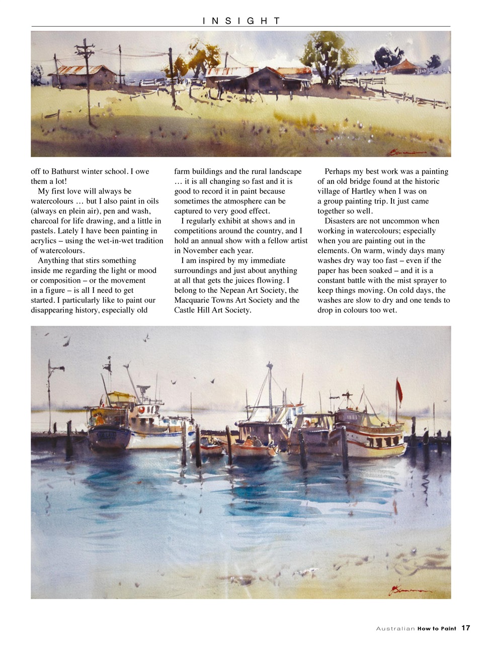 Australian How to Paint Magazine FREE Sample Issue Special Issue
