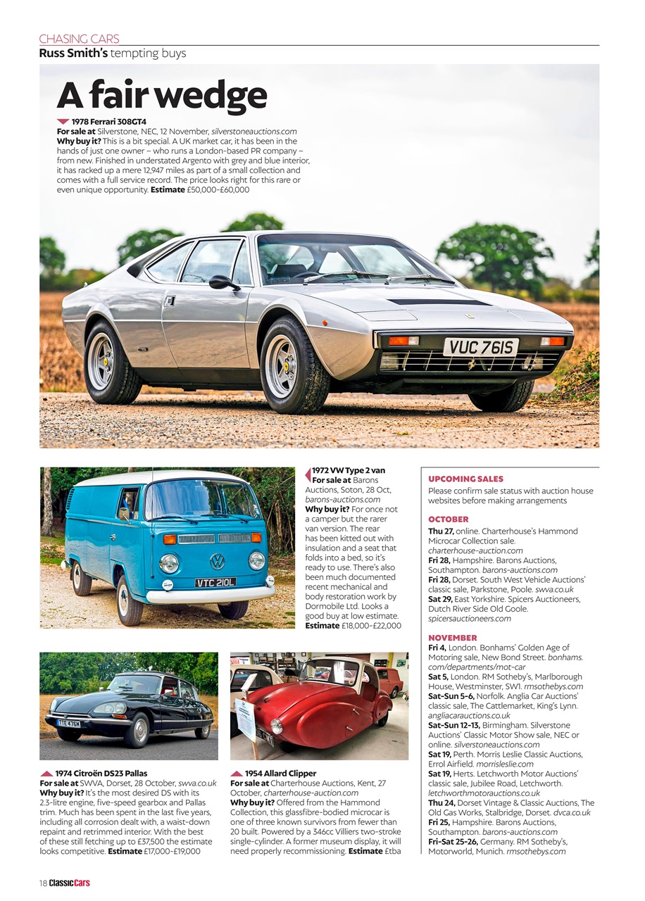Classic Cars Magazine Dec22 Back Issue