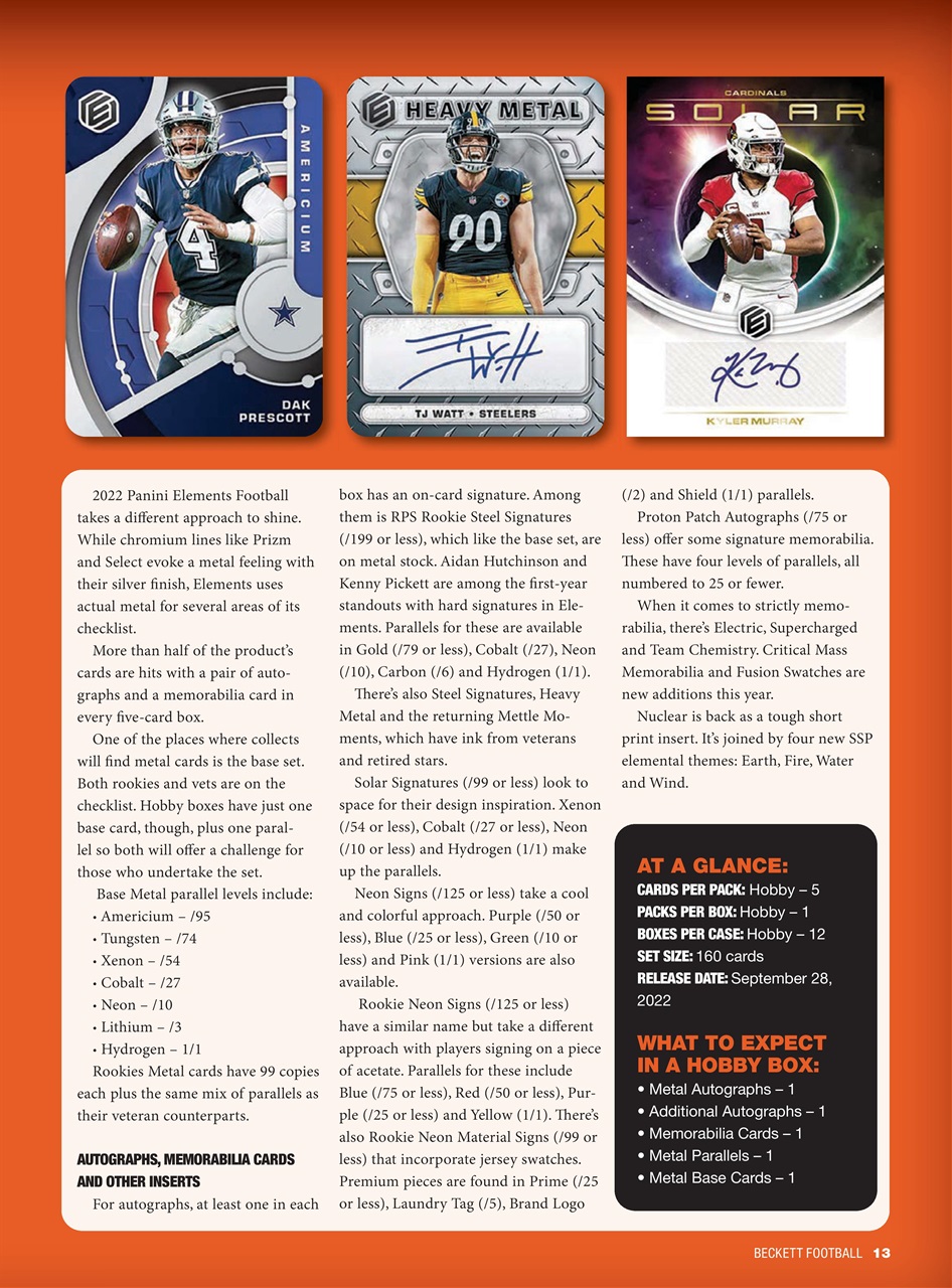 Beckett football magazine december 2022 subscriptions pocketmags