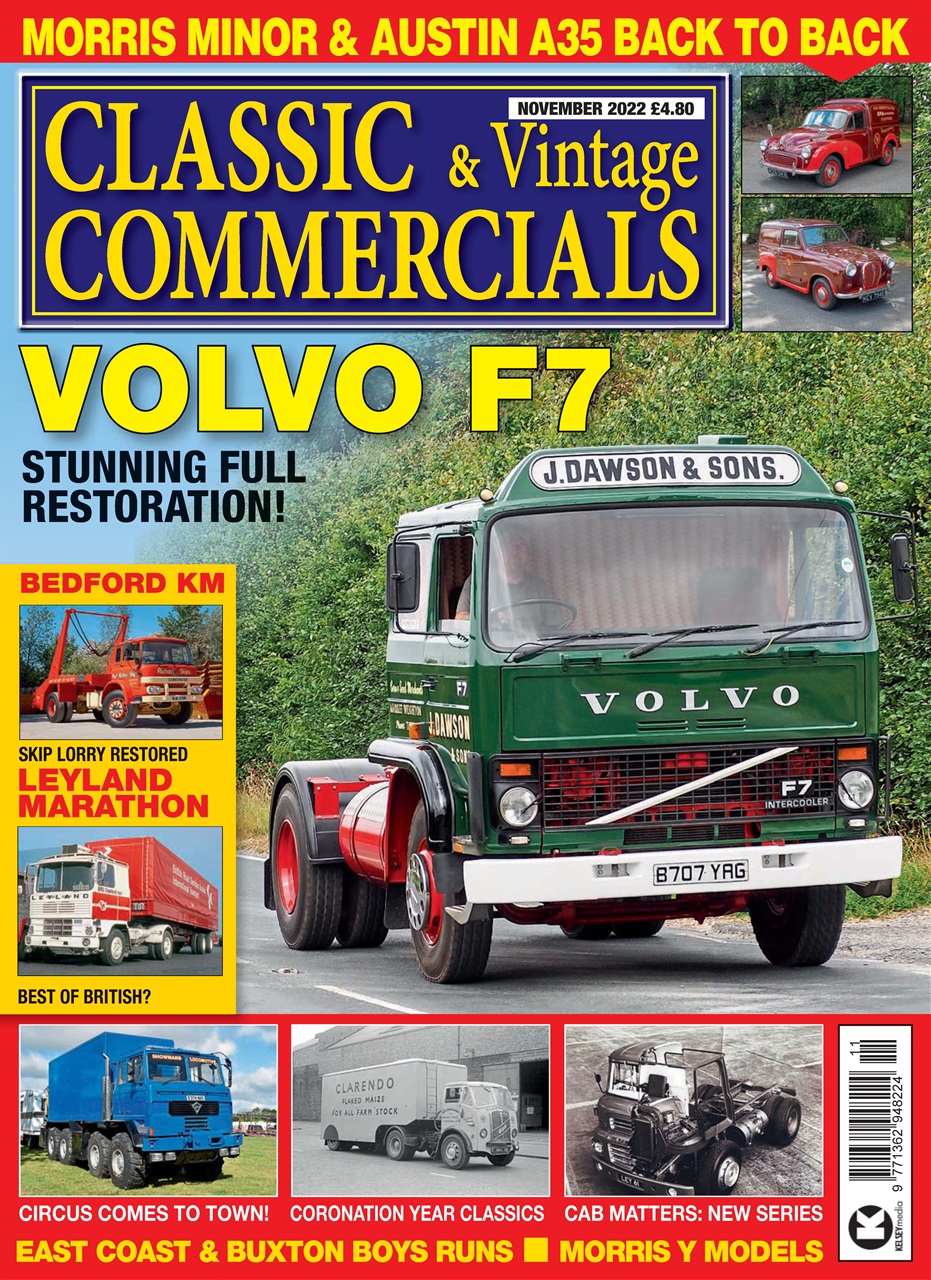 Classic & Vintage Commercials Magazine - Nov-22 Subscriptions | Pocketmags