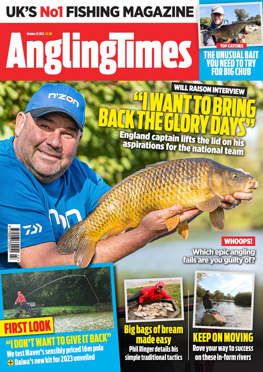 Angling Times Magazine 25Oct22 Back Issue