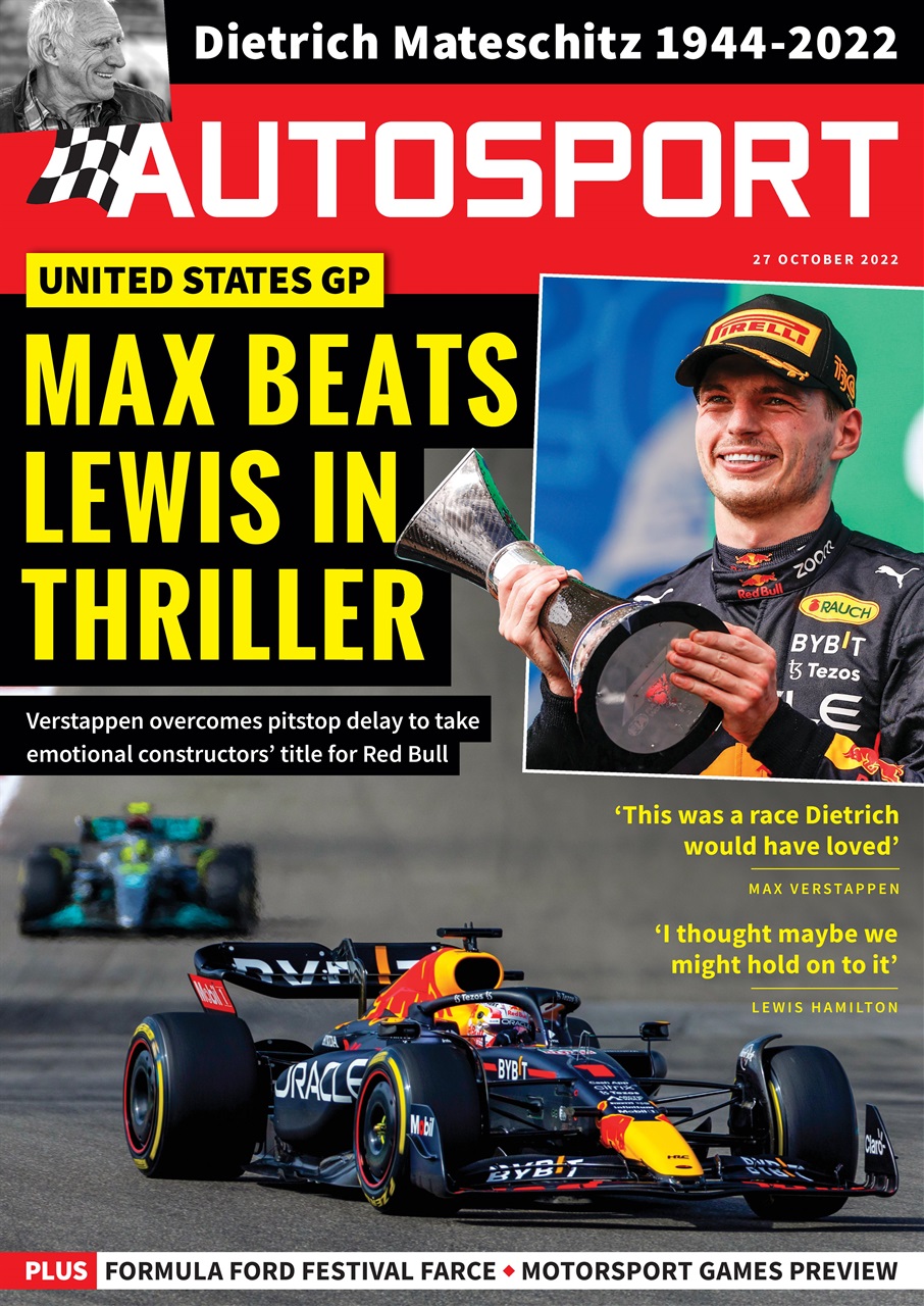 Autosport Magazine - 27 Oct 2022 Back Issue