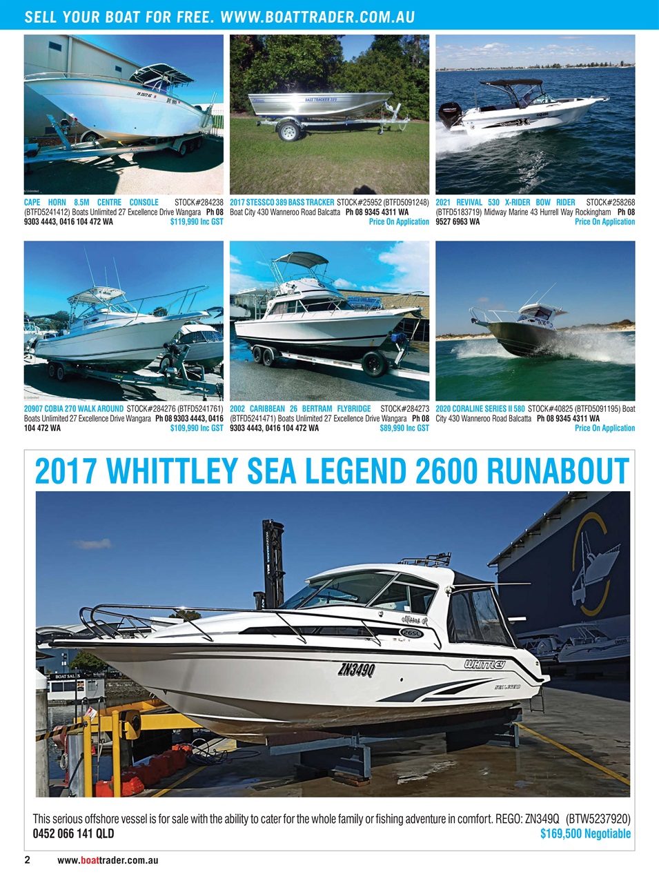 Boat Trader Australia Magazine 2210 Back Issue