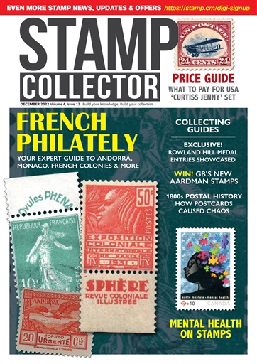 Stamp Collector Magazine December 2022 Back Issue