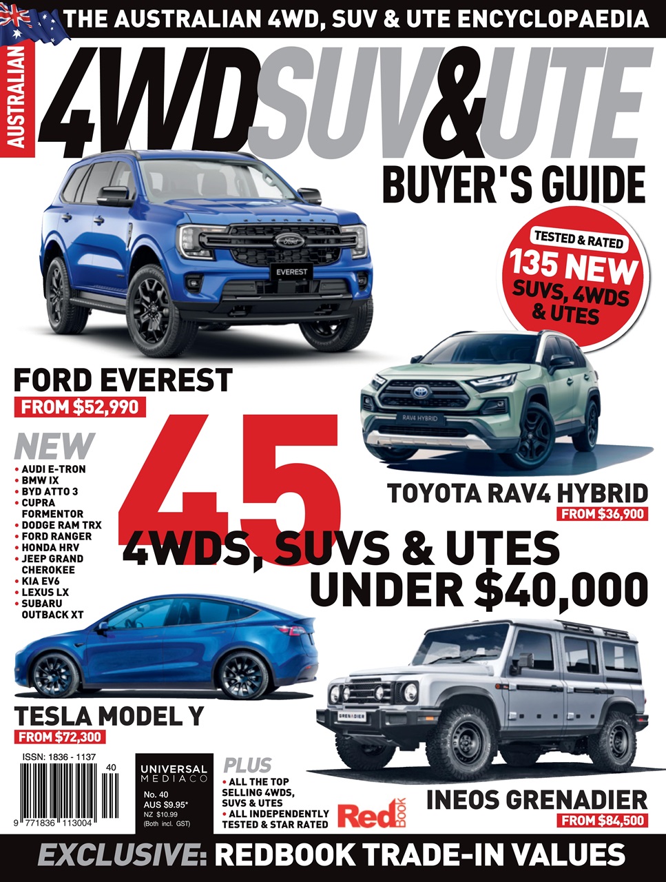 Australian 4WD and SUV Buyers Guide Magazine - Issue 40 Back Issue