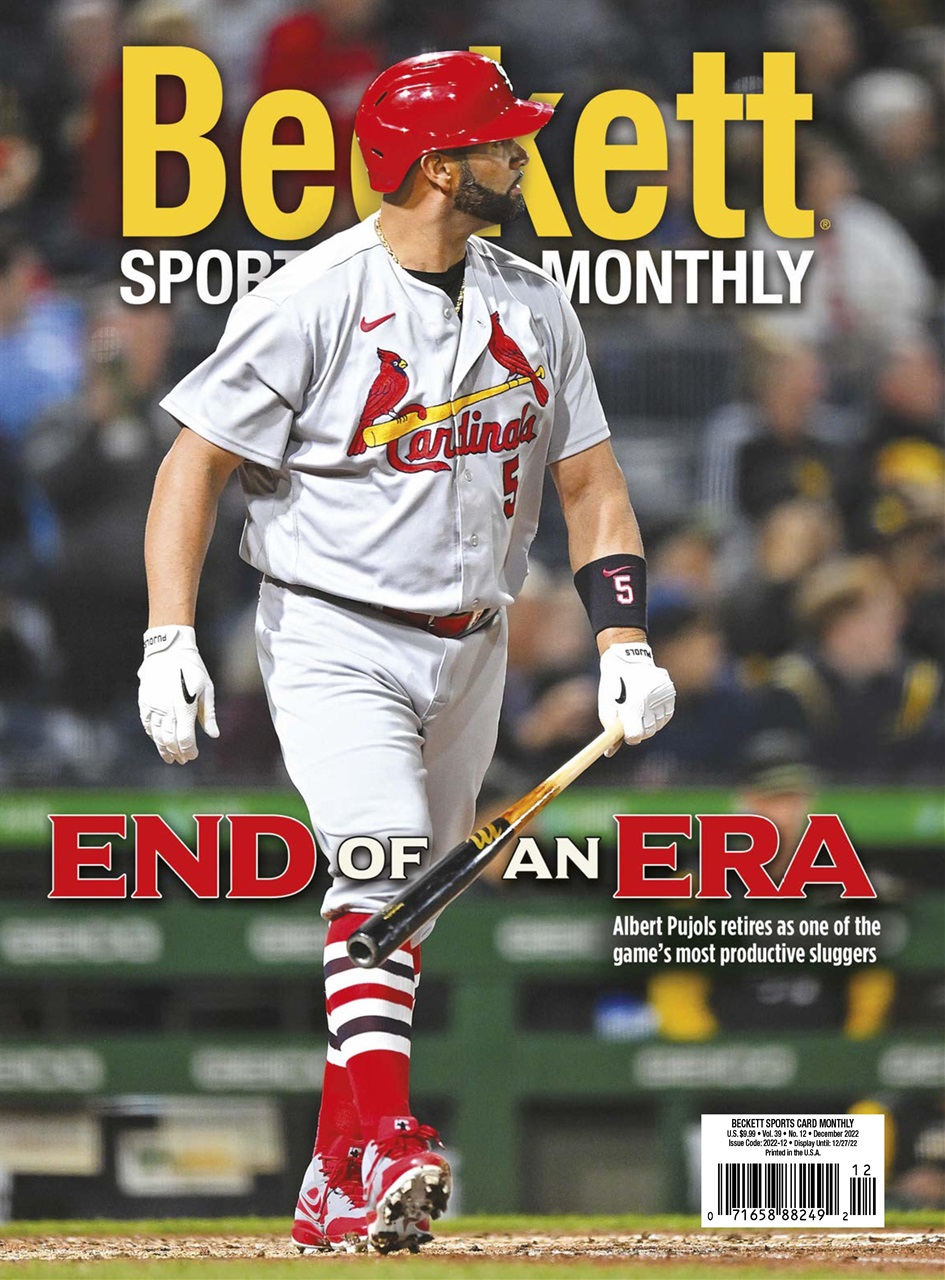 Sports Card Monthly Magazine Subscriptions and December 2022 Issue