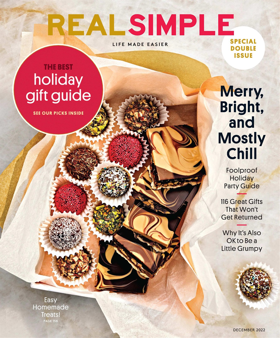 Real Simple Magazine December 2022 Back Issue   0000 