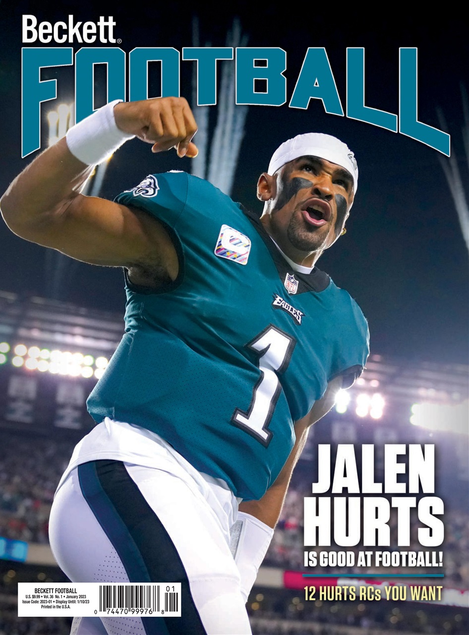 Beckett football magazine january 2023 back issue