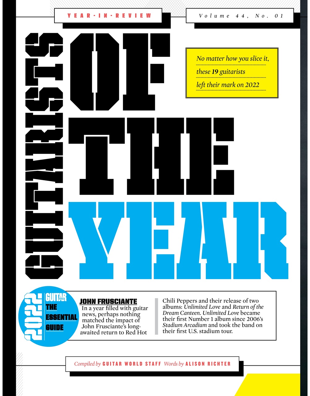 Guitar World Magazine January 2023 Back Issue
