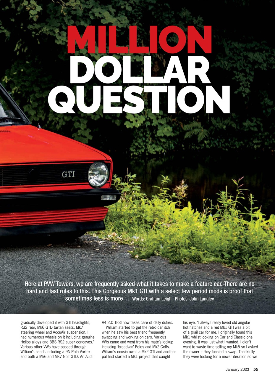 Performance VW Magazine - Jan-23 Back Issue