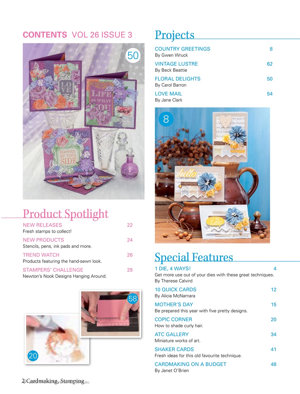 Australian Cardmaking Stamping And Papercraft Magazine - Cardmaking 26 ...