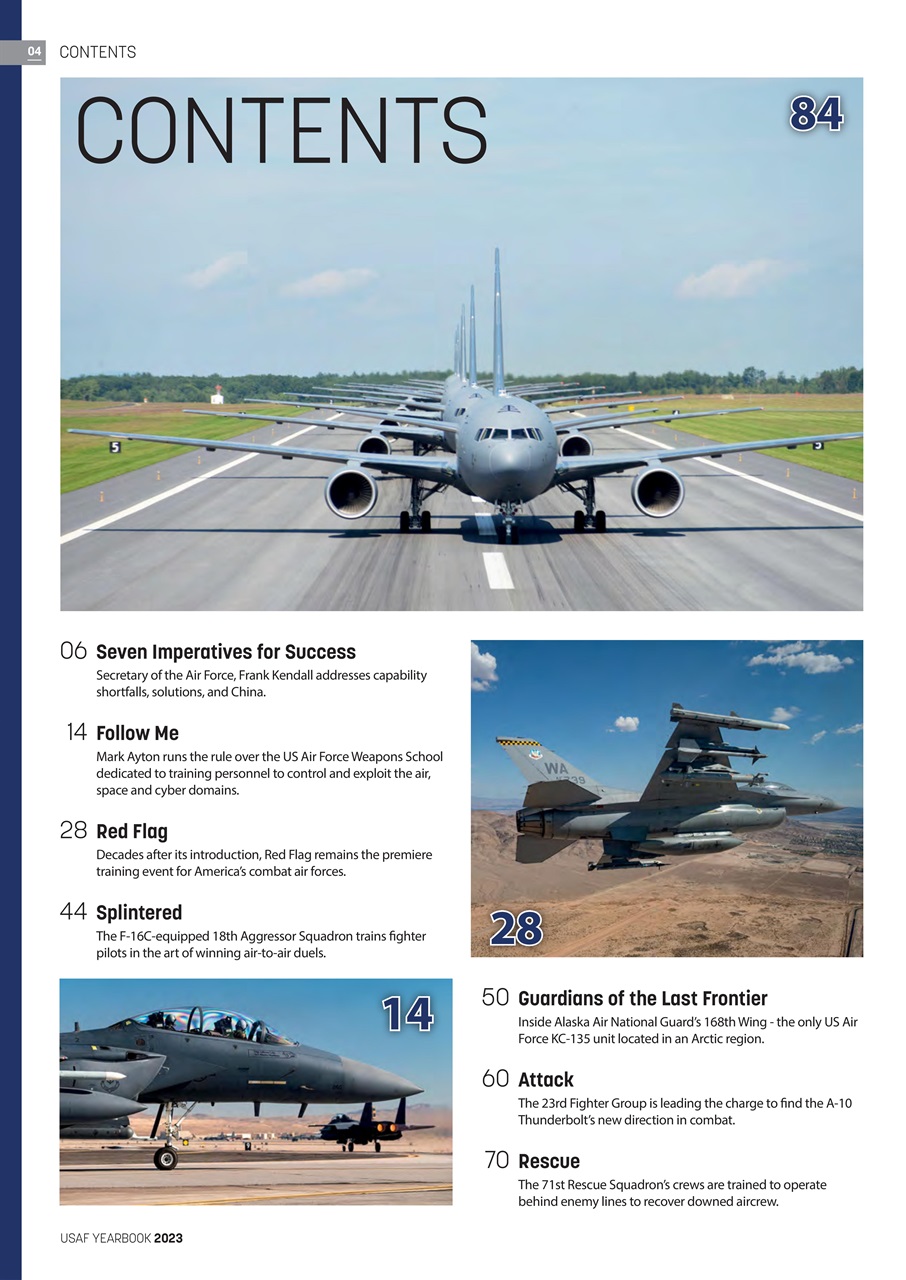 AirForces Monthly Magazine USAF Air Power Yearbook 2023 Special Issue