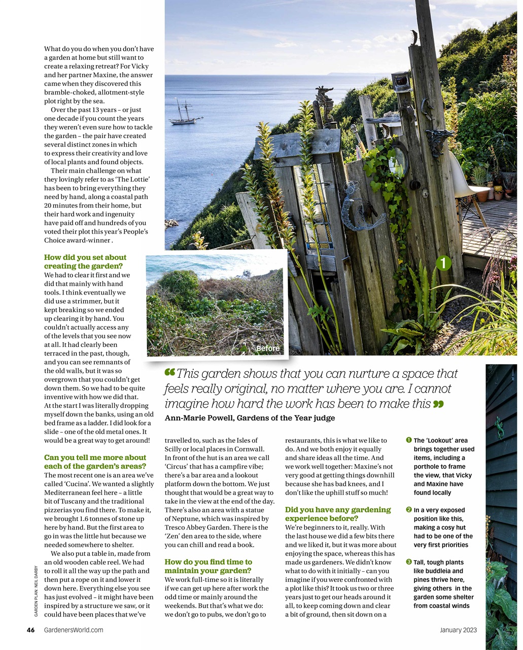 Bbc Gardeners World Magazine January Back Issue