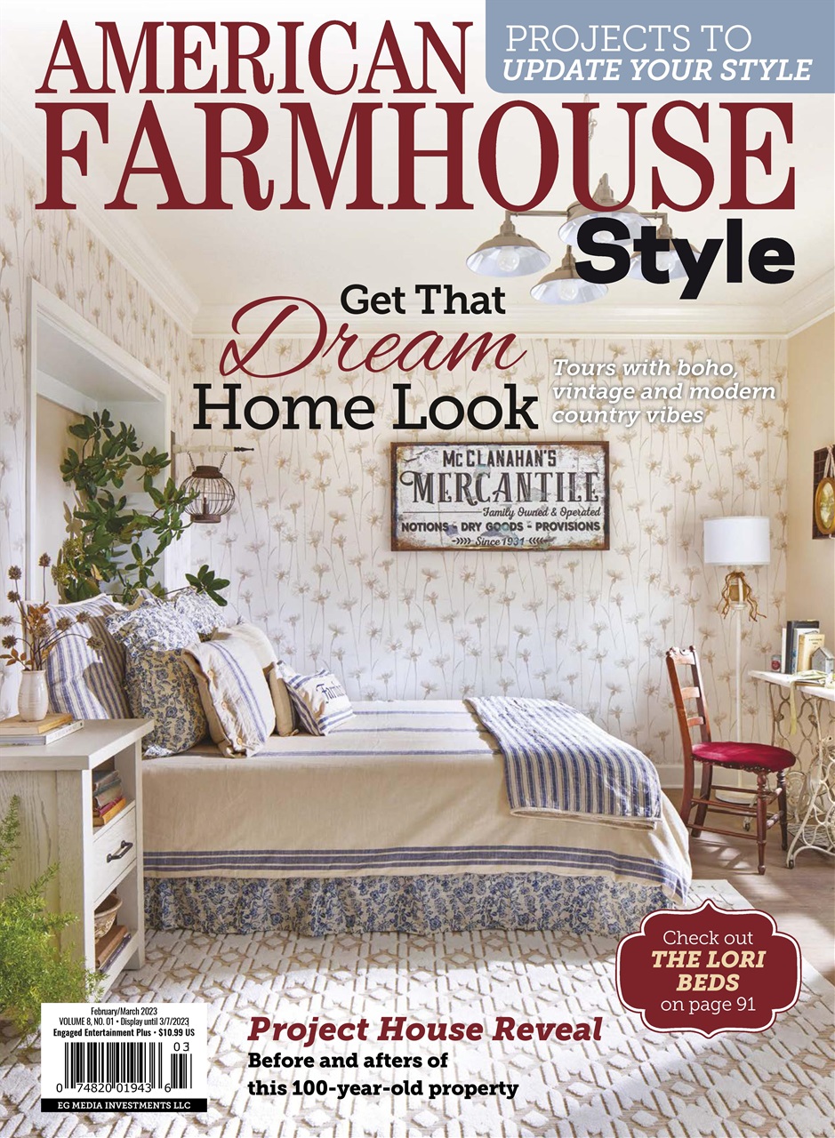 American Farmhouse Style Magazine Feb/Mar 2023 Back Issue