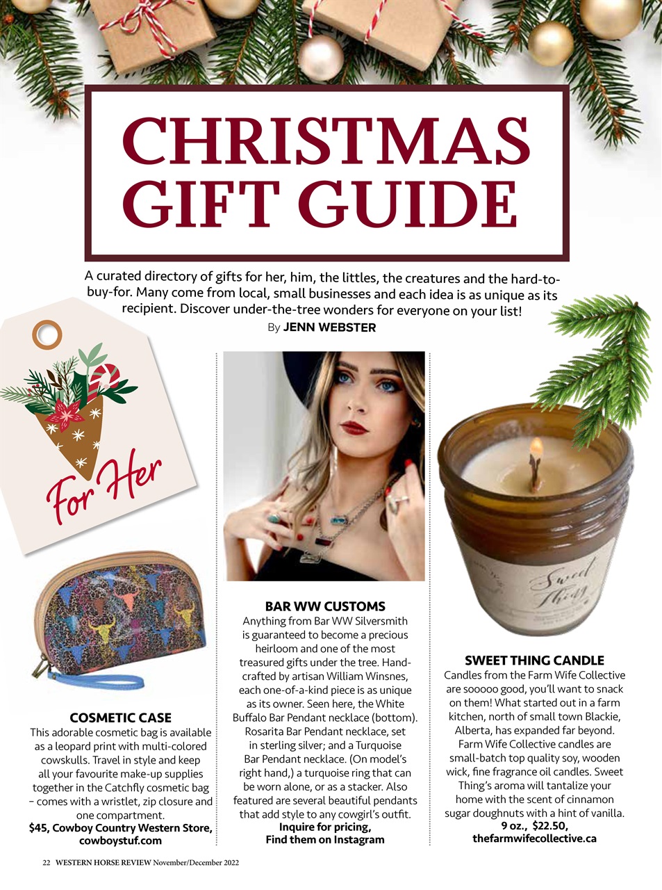 Western Horse Review Magazine Western Horse Review Christmas edition