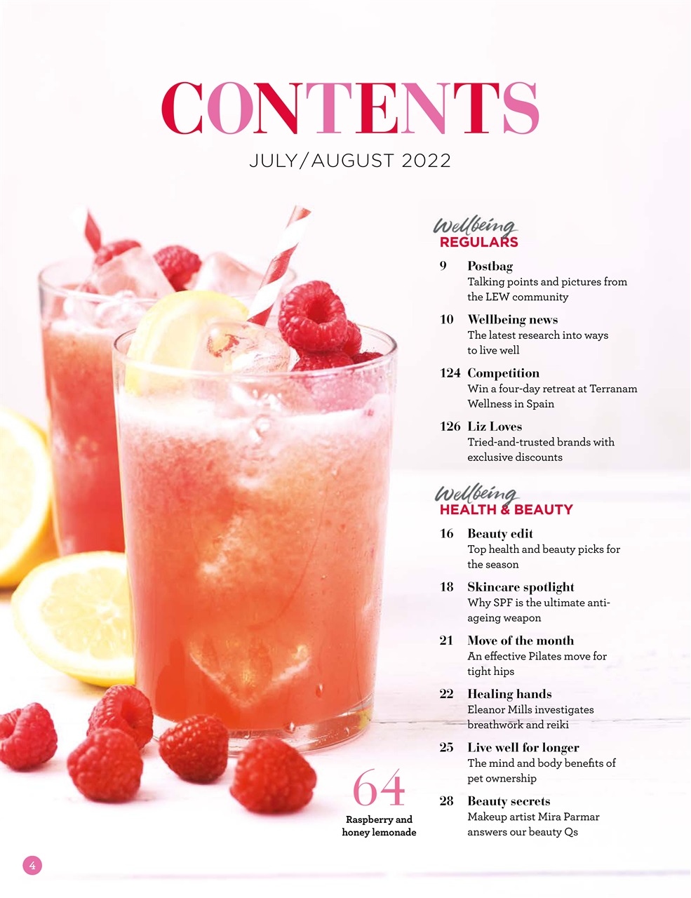 Liz Earle Wellbeing Magazine Jul Aug 2022 Back Issue