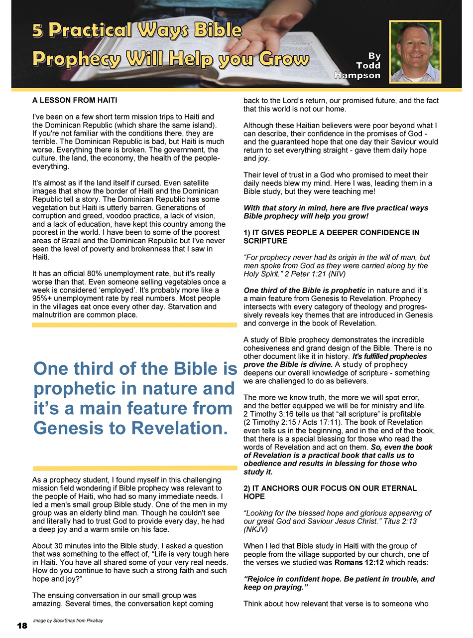 Prophetic Witness Magazine Prophetic Witness Magazine Back Issue