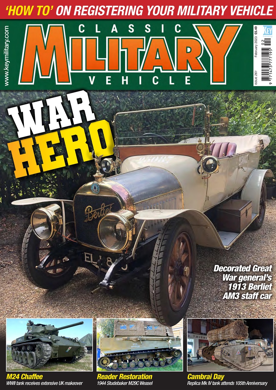Classic Military Vehicle Magazine February 2023 Back Issue