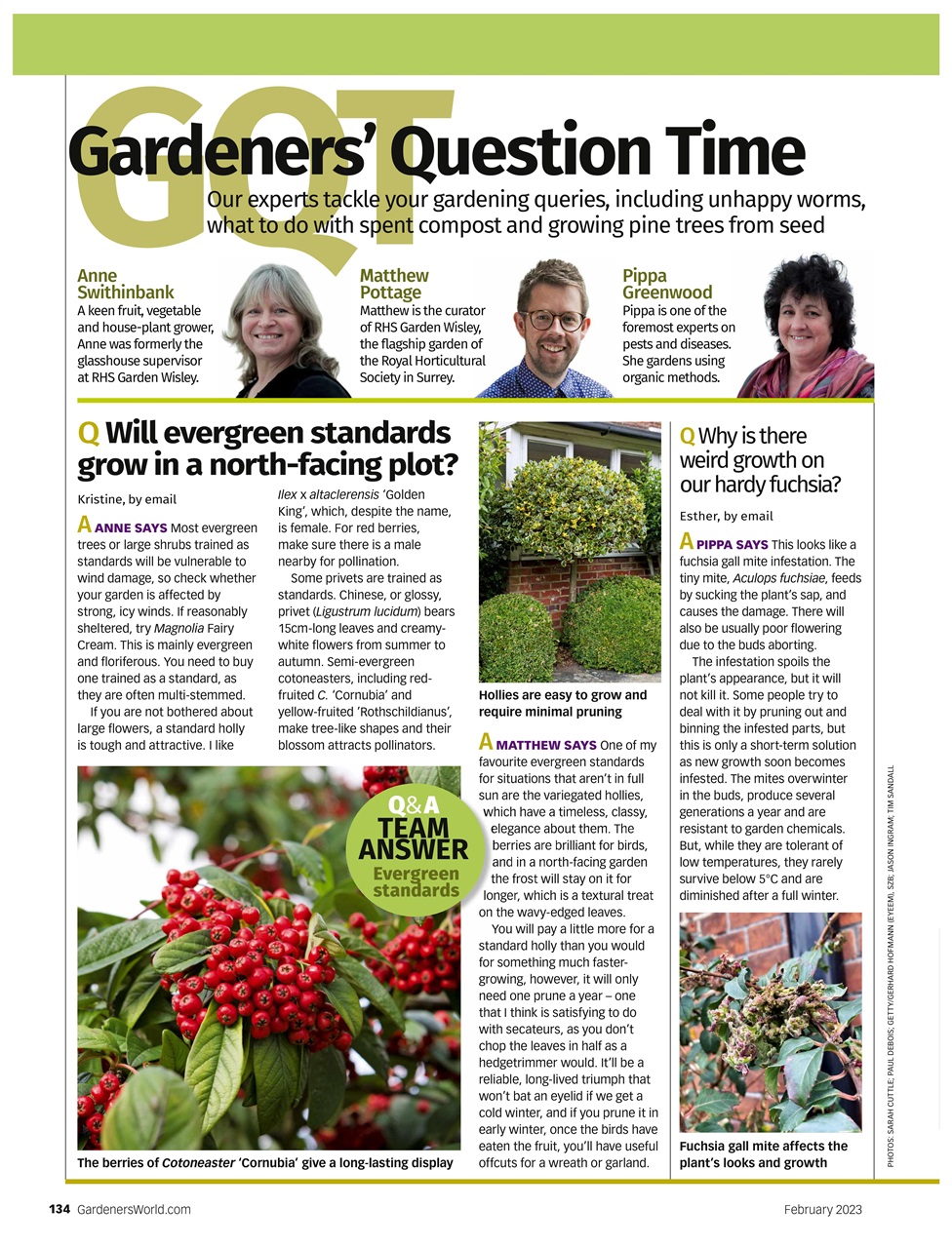 Bbc Gardeners World Magazine February Back Issue