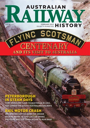 Australian Railway History Magazine - February 2023 Back Issue