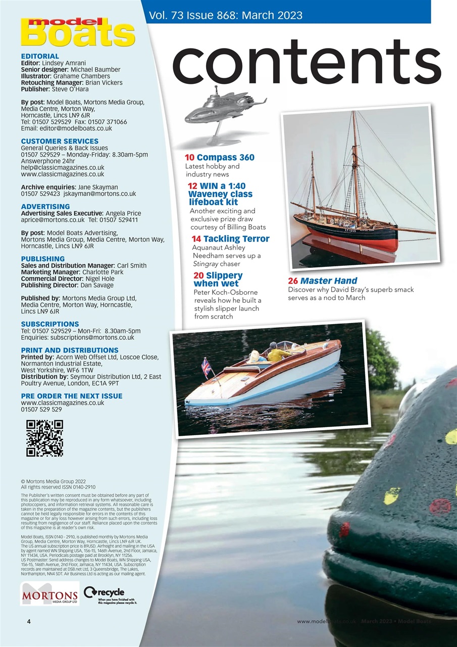 Model Boats Magazine - March 2023 Back Issue