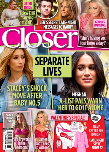 Closer Magazine - 1043 Back Issue