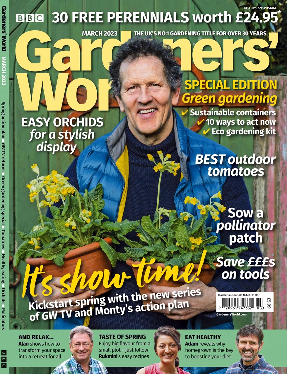 Bbc Gardeners World Magazine March Back Issue