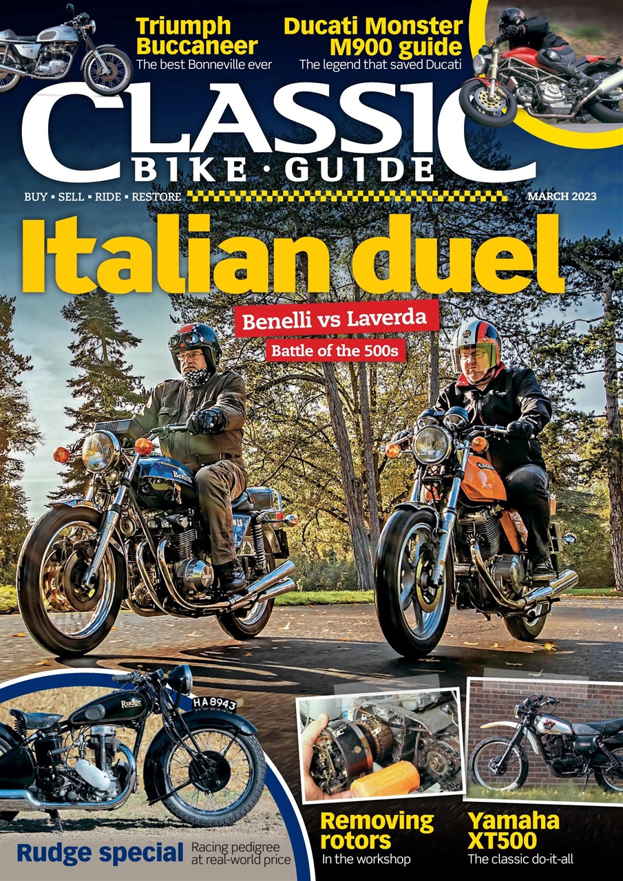 Classic Bike Guide Magazine March 2023 Subscriptions Pocketmags