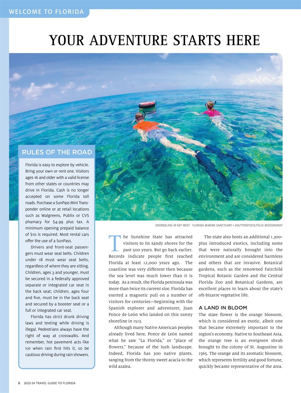 FLORIDA TRAVEL GUIDE MAGAZINE visual data 8