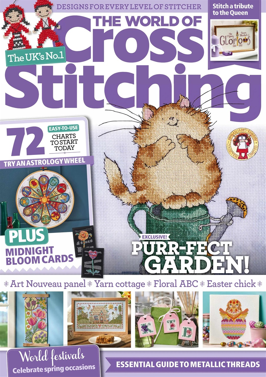 The World of Cross Stitching Magazine April 2023 Back Issue