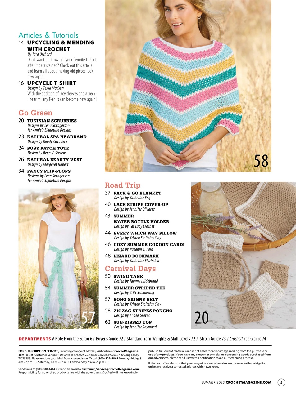 Crochet! Magazine Subscriptions and Summer 2023 Issue Pocketmags