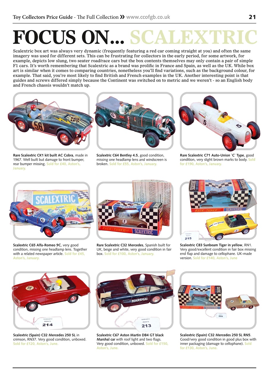 Toy Collectors Price Guide Magazine Toy Collectors Price Guide The