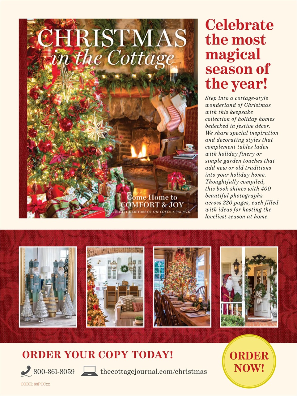 The Cottage Journal Magazine Country Cottage Christmas 2022 Special Issue