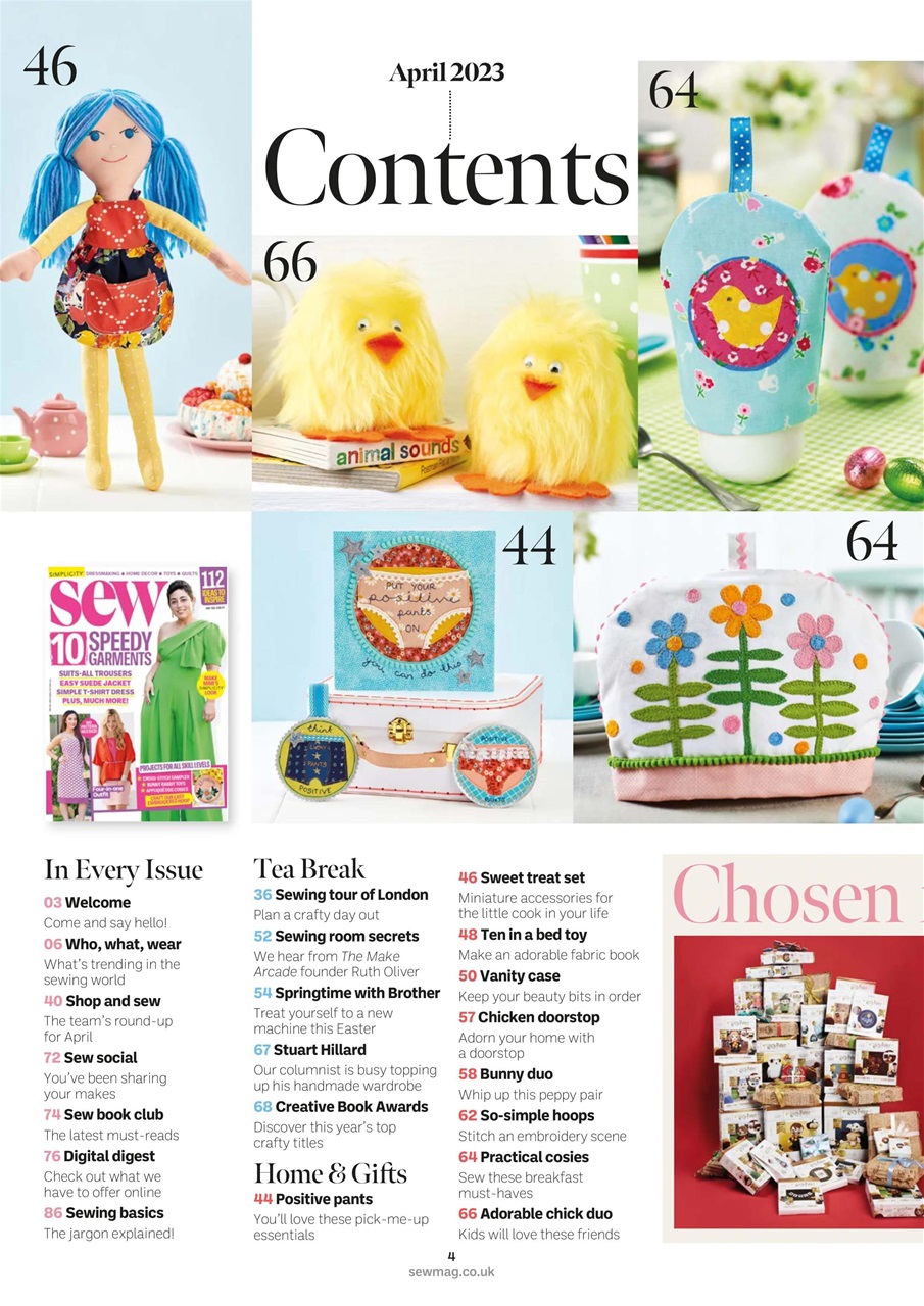 Sew Magazine Apr23 Back Issue