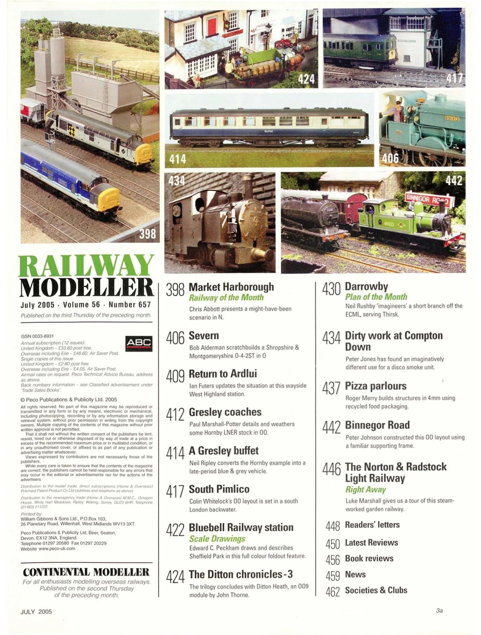 Railway Modeller Magazine - July 2005 Back Issue