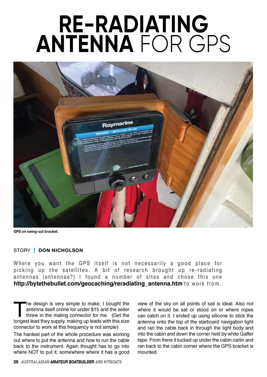 Australian Amateur Boat Builder Magazine Subscriptions and AABB